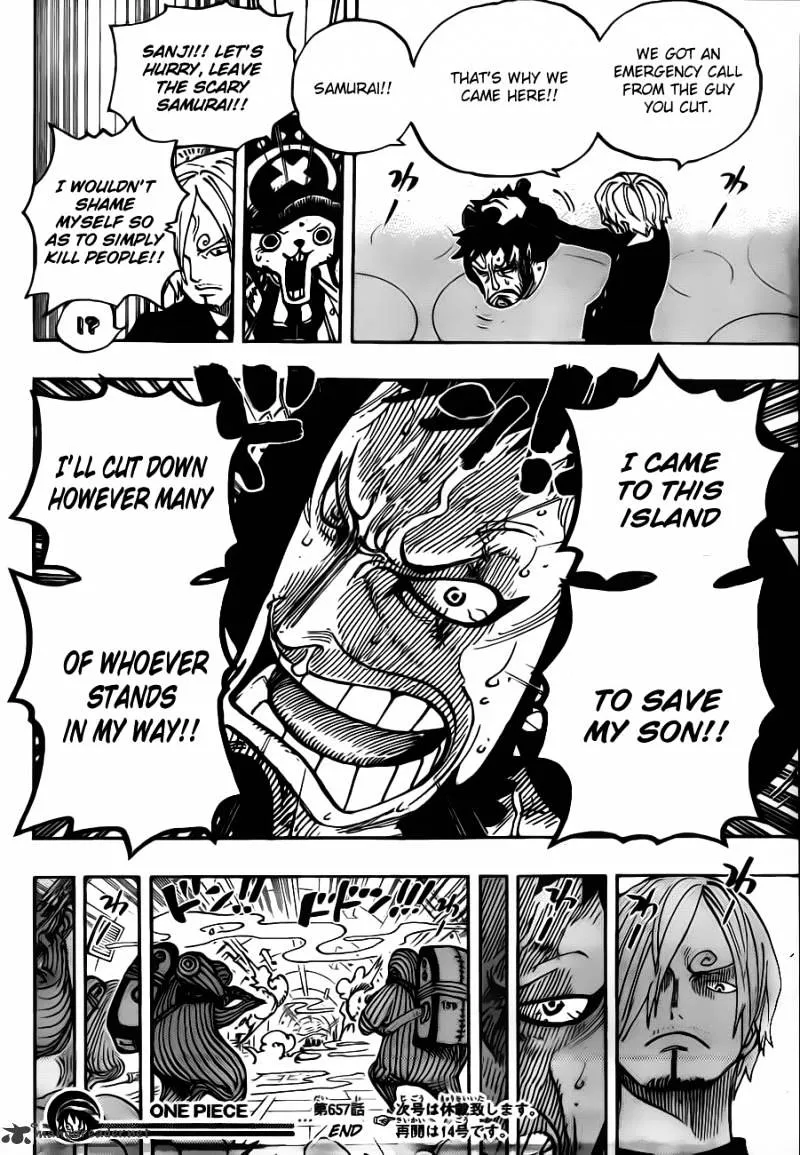 One Piece Zinmanga X Chapter 657 Page 16