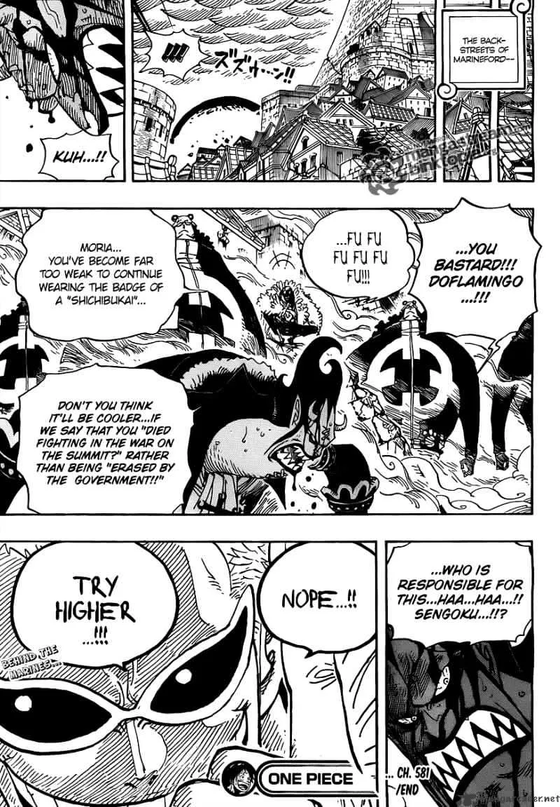 One Piece Zinmanga X Chapter 581 Page 17