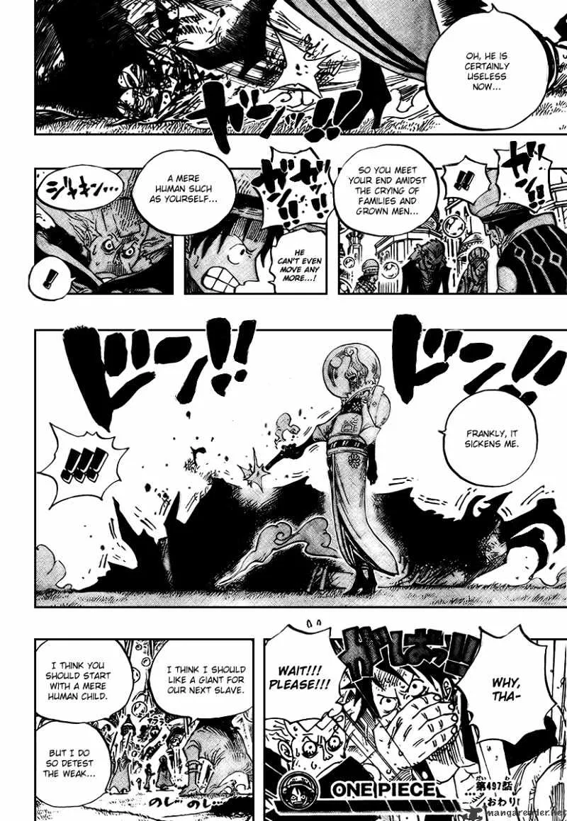 One Piece Zinmanga X Chapter 497 Page 18