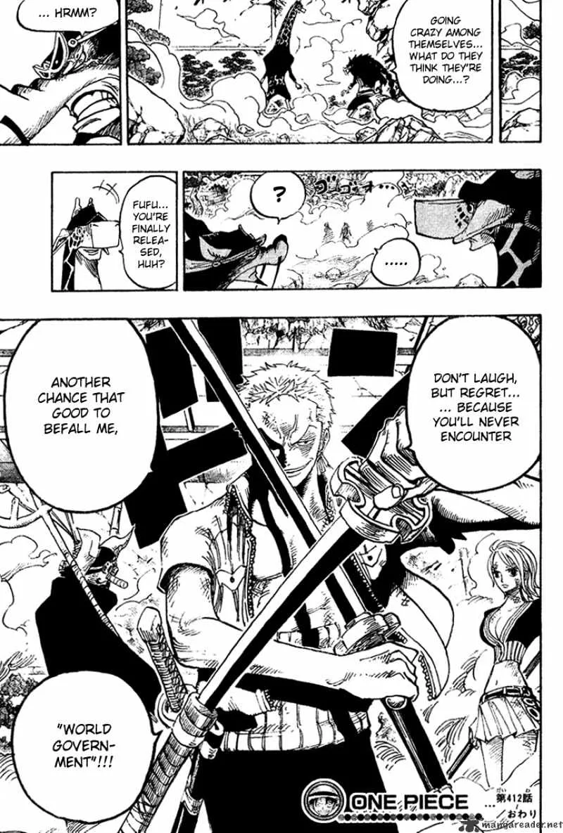 One Piece Zinmanga X Chapter 412 Page 18