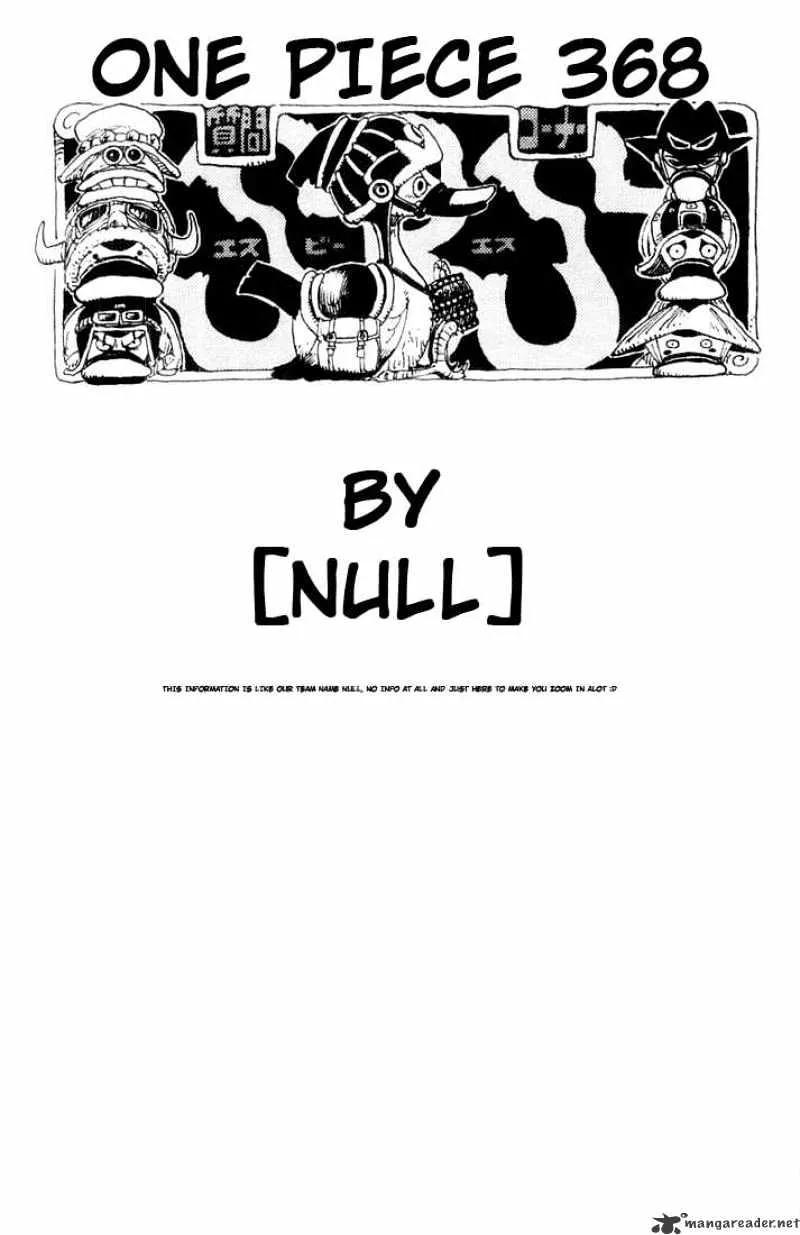 One Piece Zinmanga X Chapter 368 Page 1