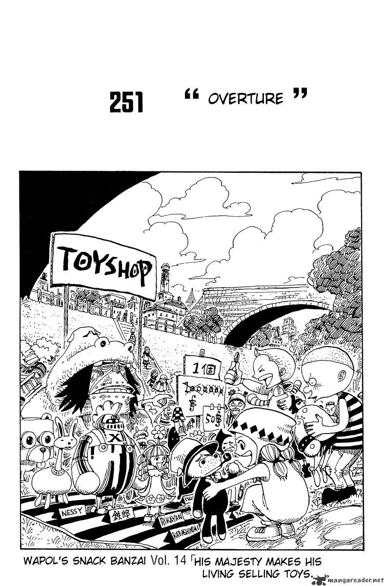 One Piece Zinmanga X Chapter 251 Page 1