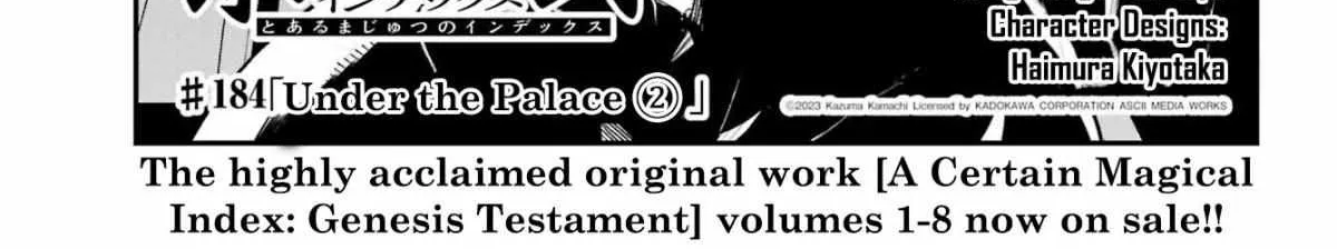 To Aru Majutsu No Kinsho Mokuroku Zinmanga X Chapter 184 Page 3