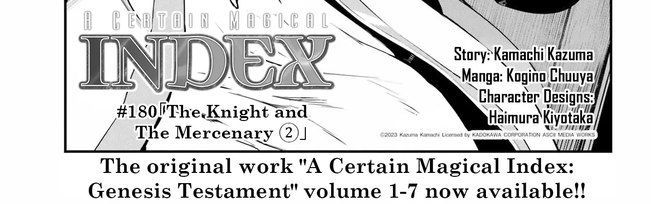 To Aru Majutsu No Kinsho Mokuroku Zinmanga X Chapter 180 Page 2