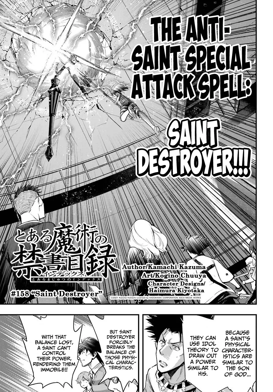 To Aru Majutsu No Kinsho Mokuroku Zinmanga X Chapter 158 Page 3