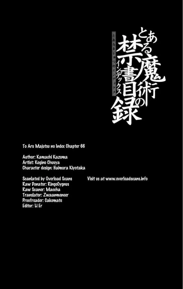 To Aru Majutsu No Kinsho Mokuroku Zinmanga X Chapter 66 Page 37