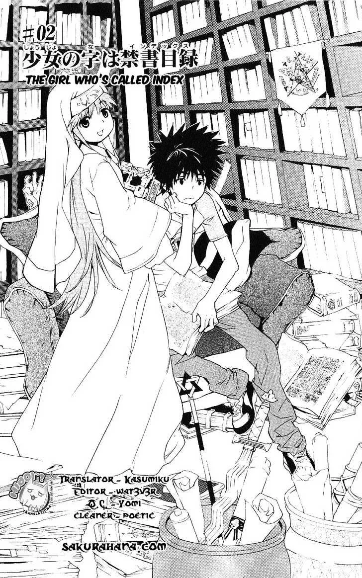 To Aru Majutsu No Kinsho Mokuroku Zinmanga X Chapter 2 Page 2