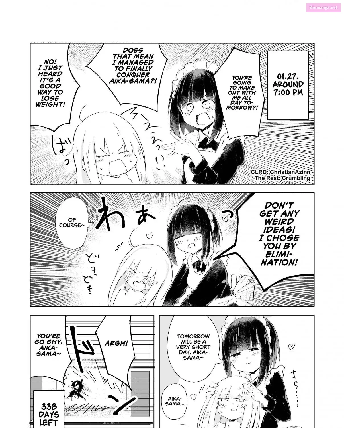 1-Nen Inai ni Ojousama o Kouryaku Suru Maid no Ohanashi Zinmanga X Chapter 27 Page 1