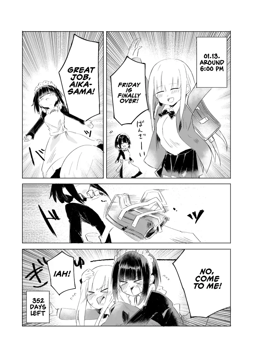 1-Nen Inai ni Ojousama o Kouryaku Suru Maid no Ohanashi Zinmanga X Chapter 13 Page 1