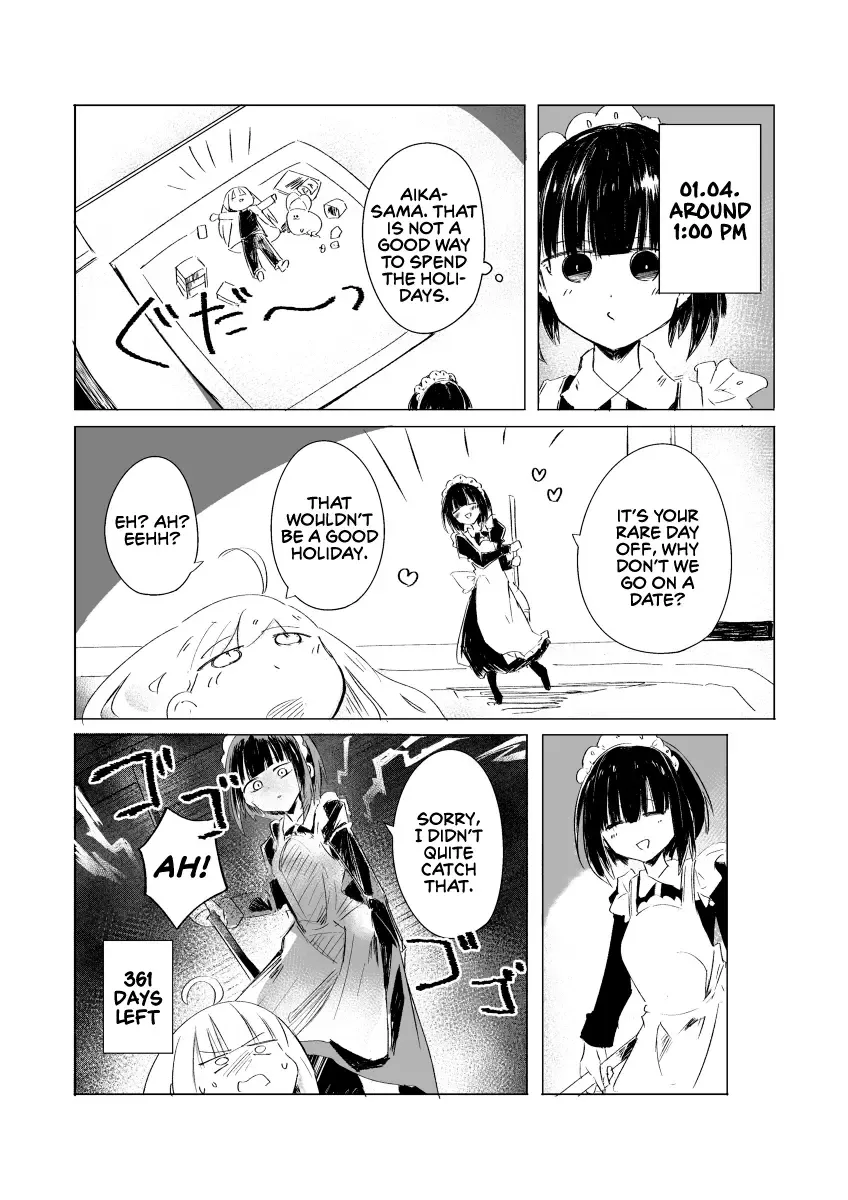 1-Nen Inai ni Ojousama o Kouryaku Suru Maid no Ohanashi Zinmanga X Chapter 4 Page 1