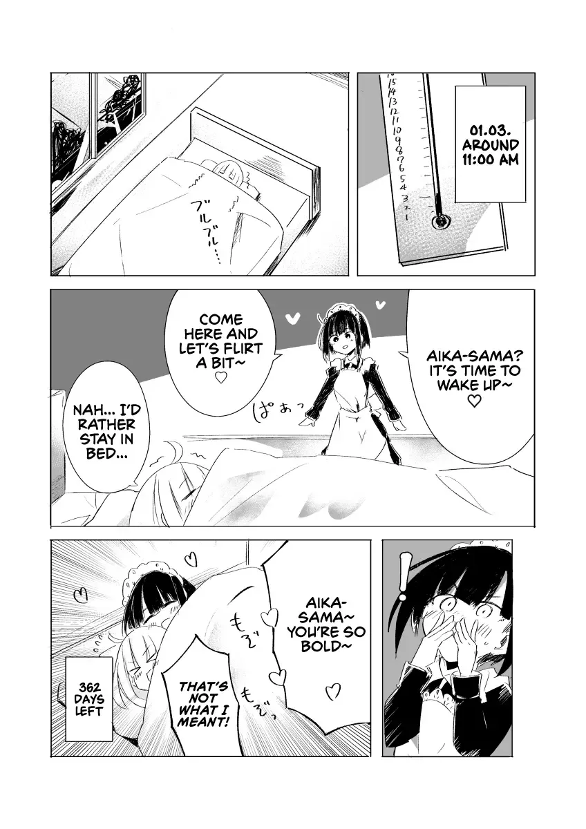 1-Nen Inai ni Ojousama o Kouryaku Suru Maid no Ohanashi Zinmanga X Chapter 3 Page 1