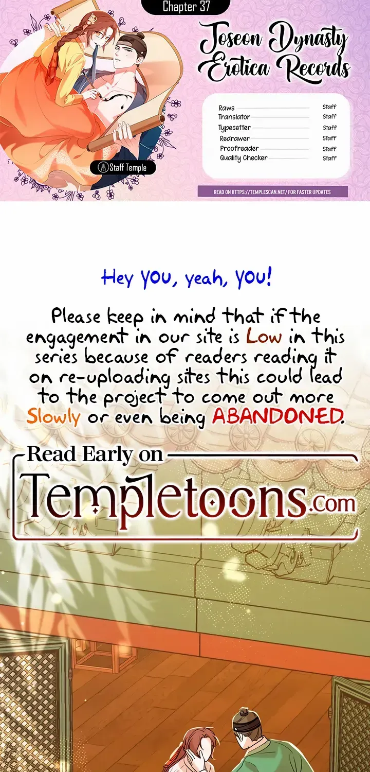 Joseon Dynasty Erotica Records Zinmanga X Chapter 37 Page 1