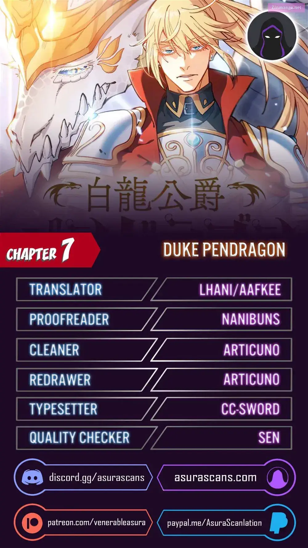 White Dragon Duke: Pendragon Zinmanga X Chapter 7 Page 1
