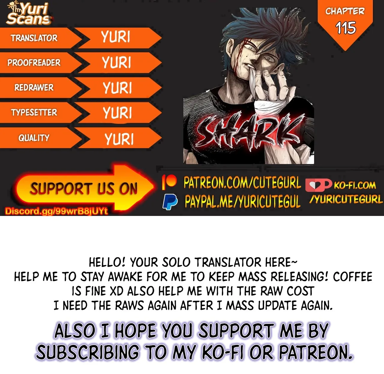 Shark Zinmanga X Chapter 115 Page 1
