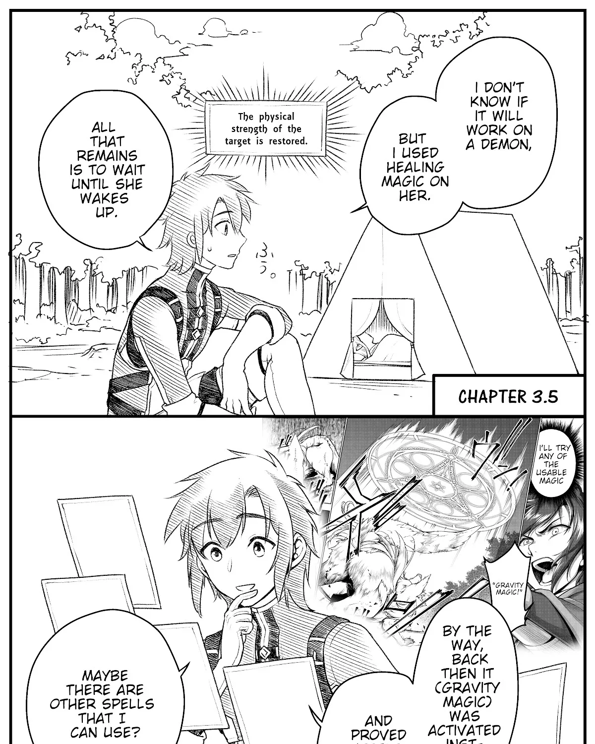 Chillin Different World Life Of The Ex-Brave Candidate Was Cheat From Lv2 Zinmanga X Chapter 3.5 Page 1