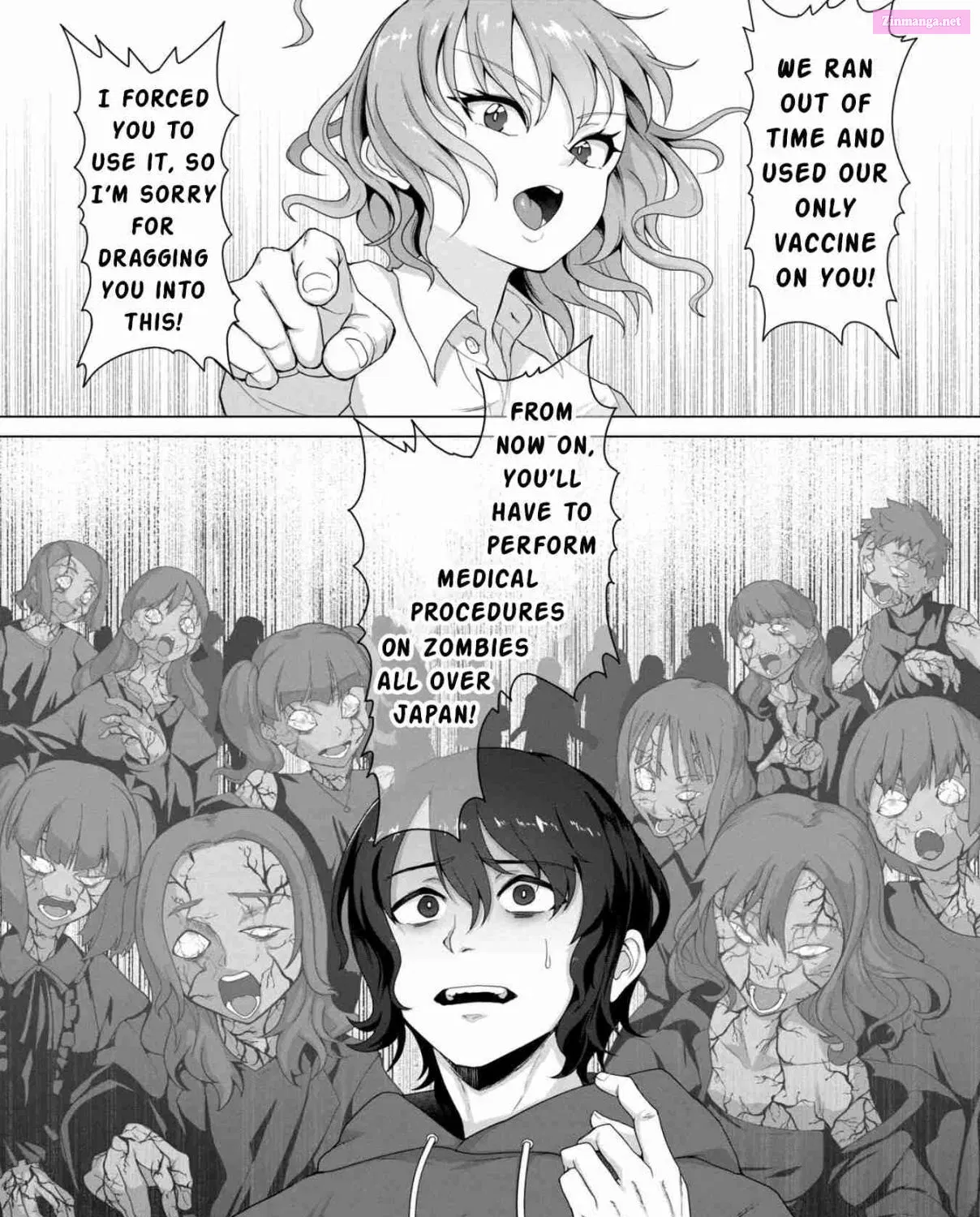 Ore no vaccine dake ga zonbi-ka shita sekai o sukueru Zinmanga X Chapter 1 Page 97