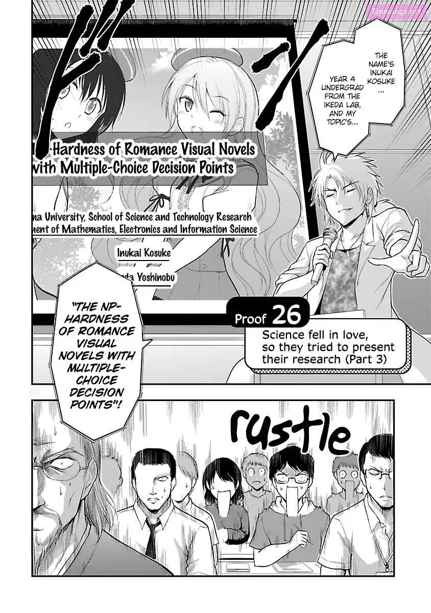 Rikei ga Koi ni Ochita no de Shoumei shitemita. Zinmanga X Chapter 26 Page 2