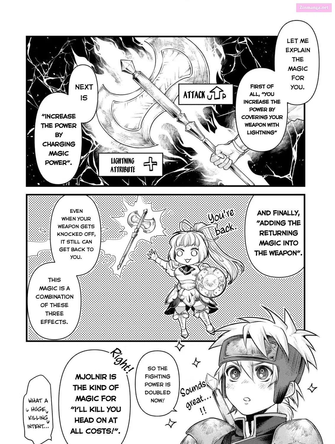 Kikori no Isekai Tan ~Tensei shita Shounen wa, Ono 1-pon de Nariagaru~ Zinmanga X Chapter 11 Page 42