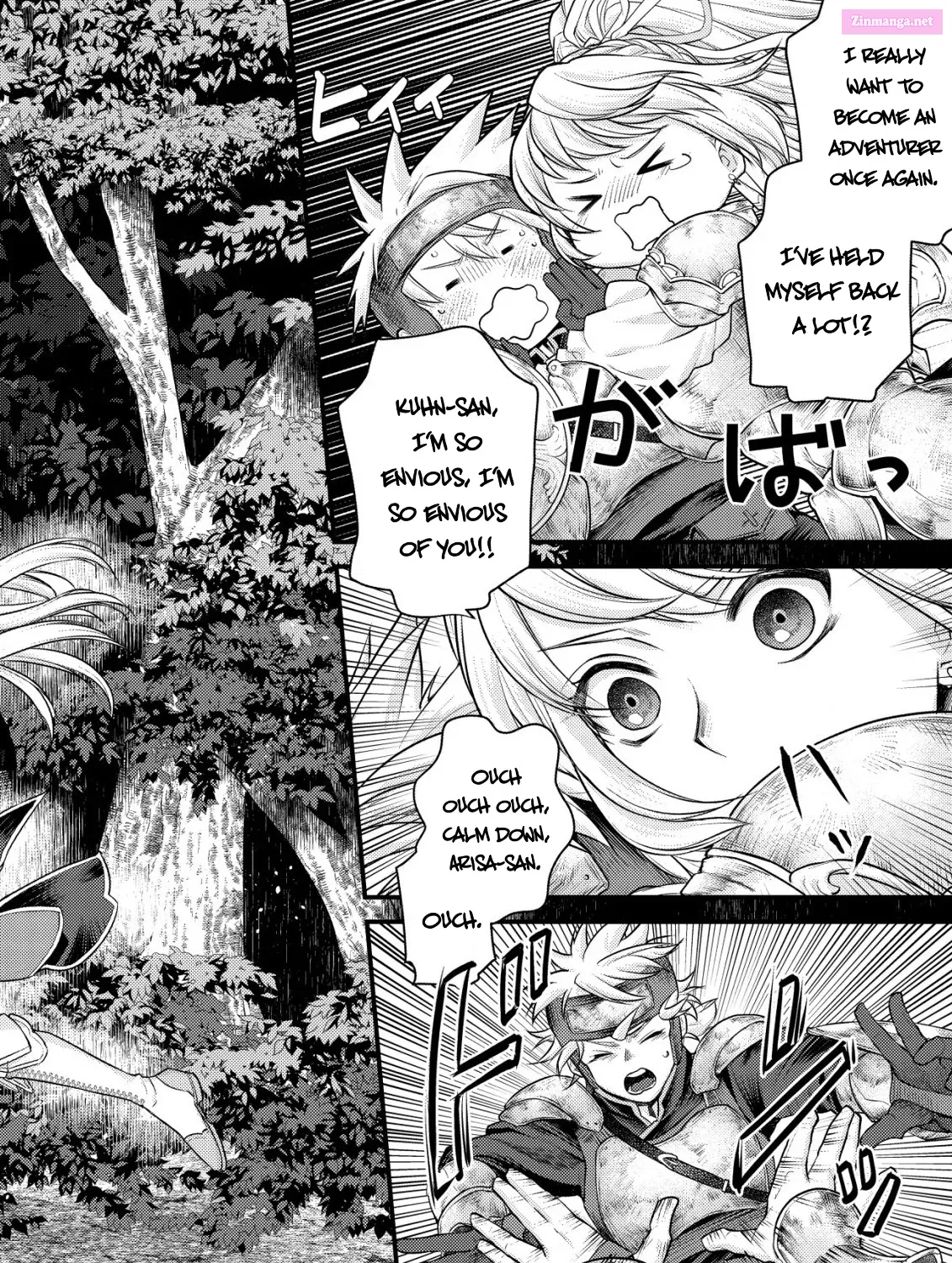 Kikori no Isekai Tan ~Tensei shita Shounen wa, Ono 1-pon de Nariagaru~ Zinmanga X Chapter 11 Page 50
