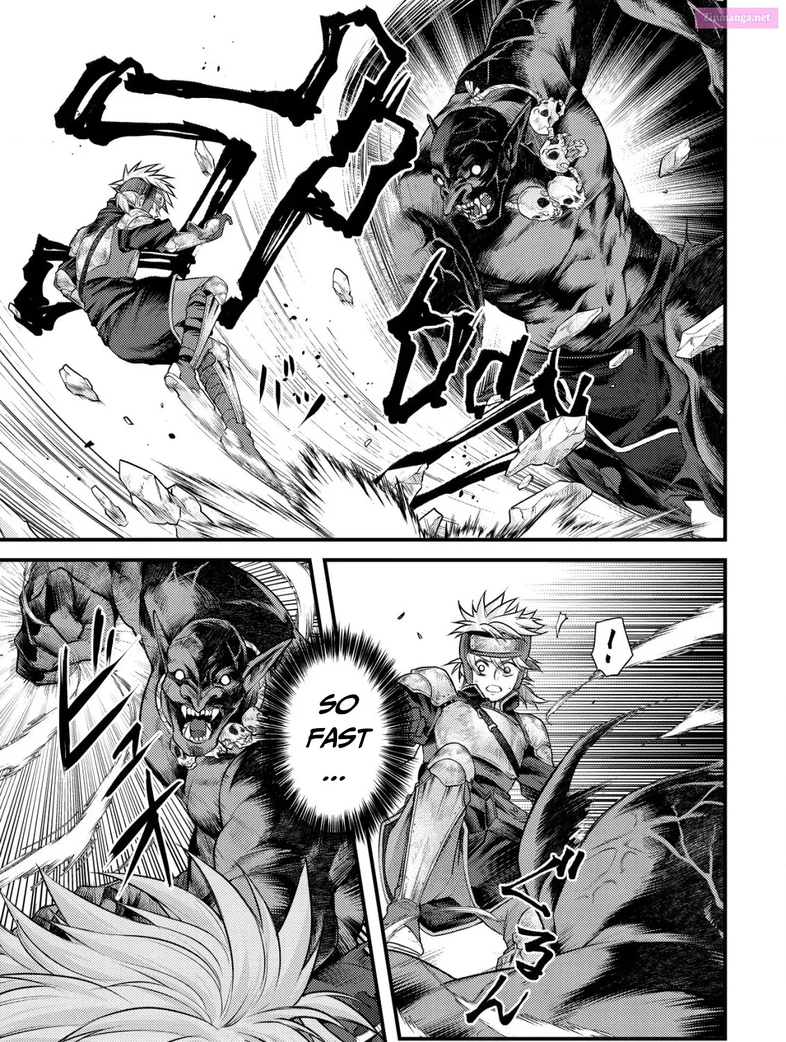 Kikori no Isekai Tan ~Tensei shita Shounen wa, Ono 1-pon de Nariagaru~ Zinmanga X Chapter 11 Page 60