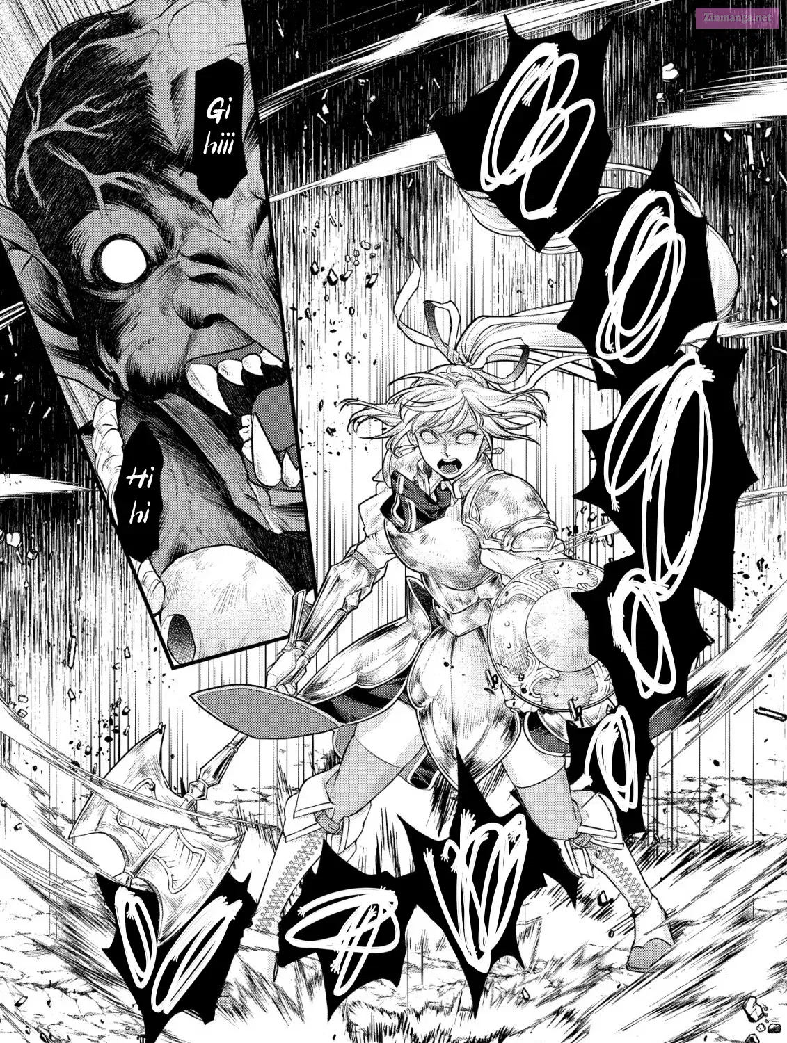 Kikori no Isekai Tan ~Tensei shita Shounen wa, Ono 1-pon de Nariagaru~ Zinmanga X Chapter 11 Page 64