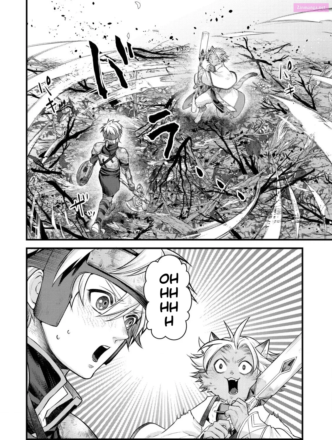 Kikori no Isekai Tan ~Tensei shita Shounen wa, Ono 1-pon de Nariagaru~ Zinmanga X Chapter 10 Page 42