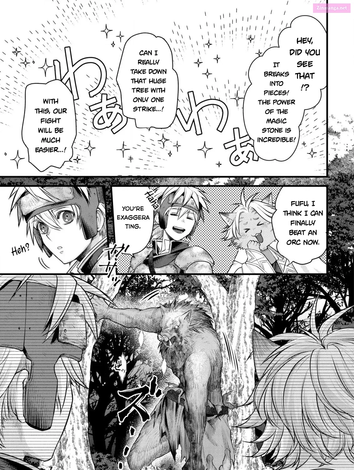 Kikori no Isekai Tan ~Tensei shita Shounen wa, Ono 1-pon de Nariagaru~ Zinmanga X Chapter 10 Page 44