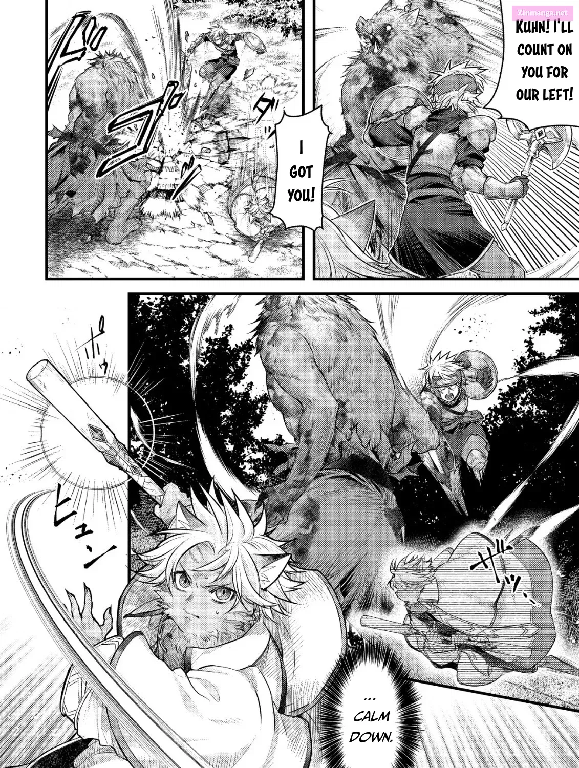 Kikori no Isekai Tan ~Tensei shita Shounen wa, Ono 1-pon de Nariagaru~ Zinmanga X Chapter 10 Page 50