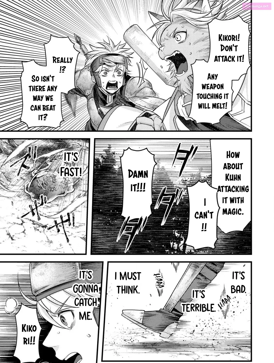 Kikori no Isekai Tan ~Tensei shita Shounen wa, Ono 1-pon de Nariagaru~ Zinmanga X Chapter 9 Page 32