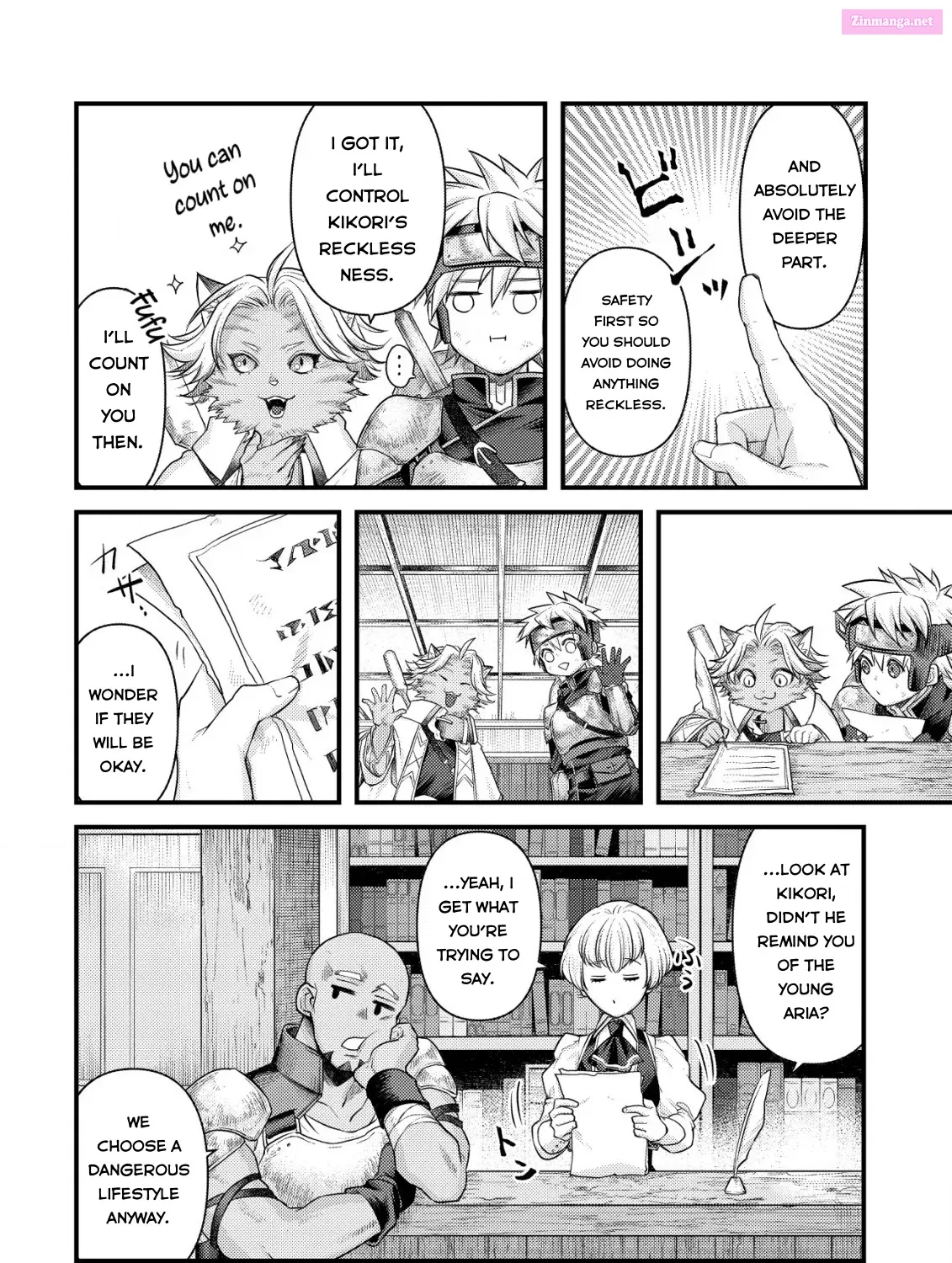 Kikori no Isekai Tan ~Tensei shita Shounen wa, Ono 1-pon de Nariagaru~ Zinmanga X Chapter 9 Page 74