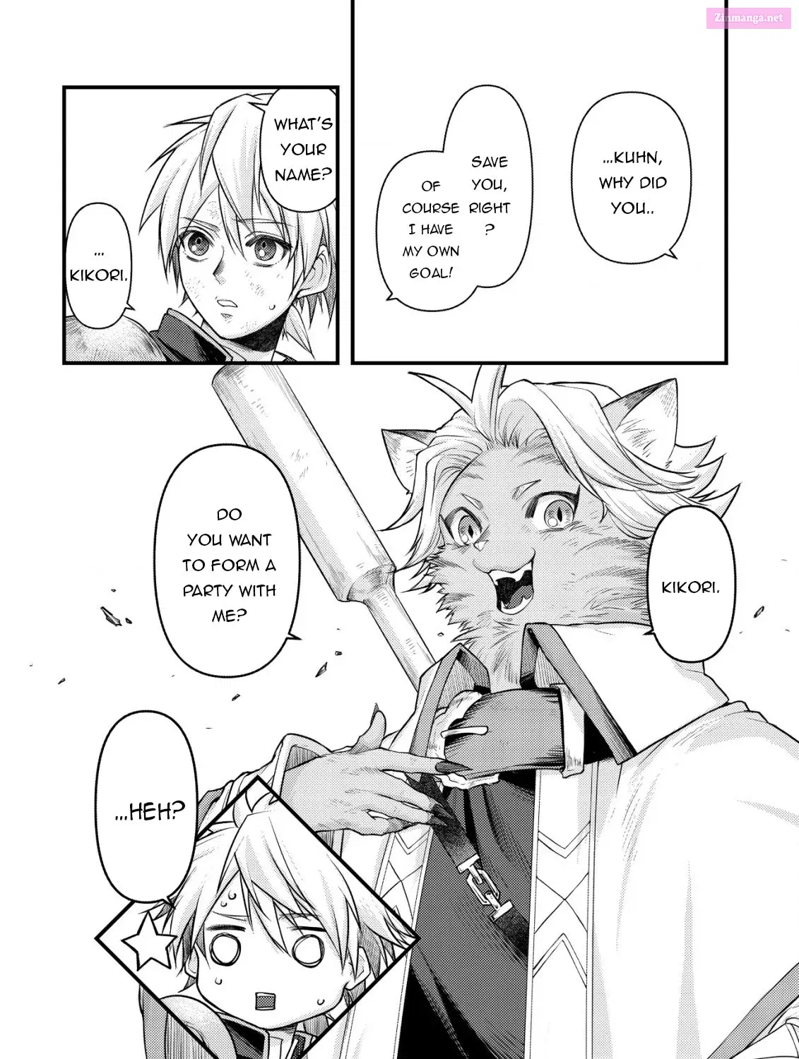 Kikori no Isekai Tan ~Tensei shita Shounen wa, Ono 1-pon de Nariagaru~ Zinmanga X Chapter 8 Page 18