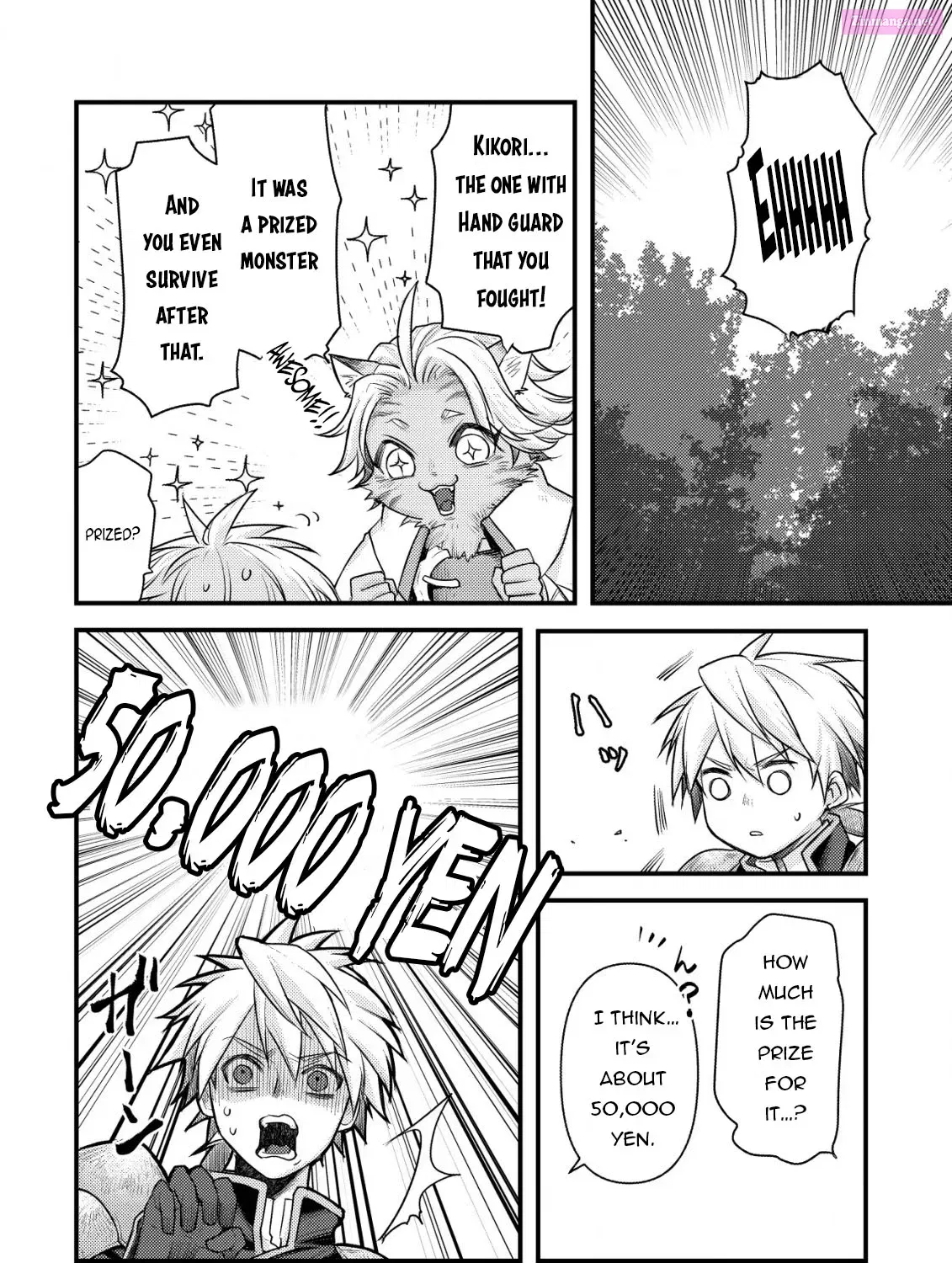 Kikori no Isekai Tan ~Tensei shita Shounen wa, Ono 1-pon de Nariagaru~ Zinmanga X Chapter 8 Page 22