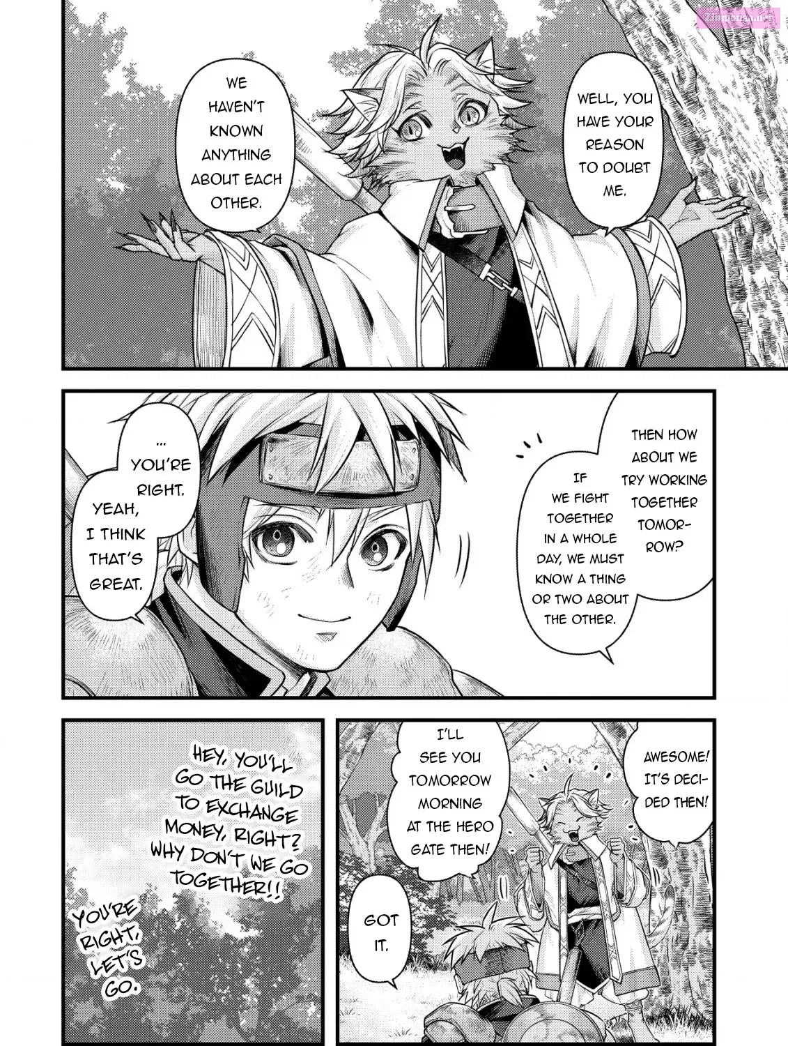 Kikori no Isekai Tan ~Tensei shita Shounen wa, Ono 1-pon de Nariagaru~ Zinmanga X Chapter 8 Page 30