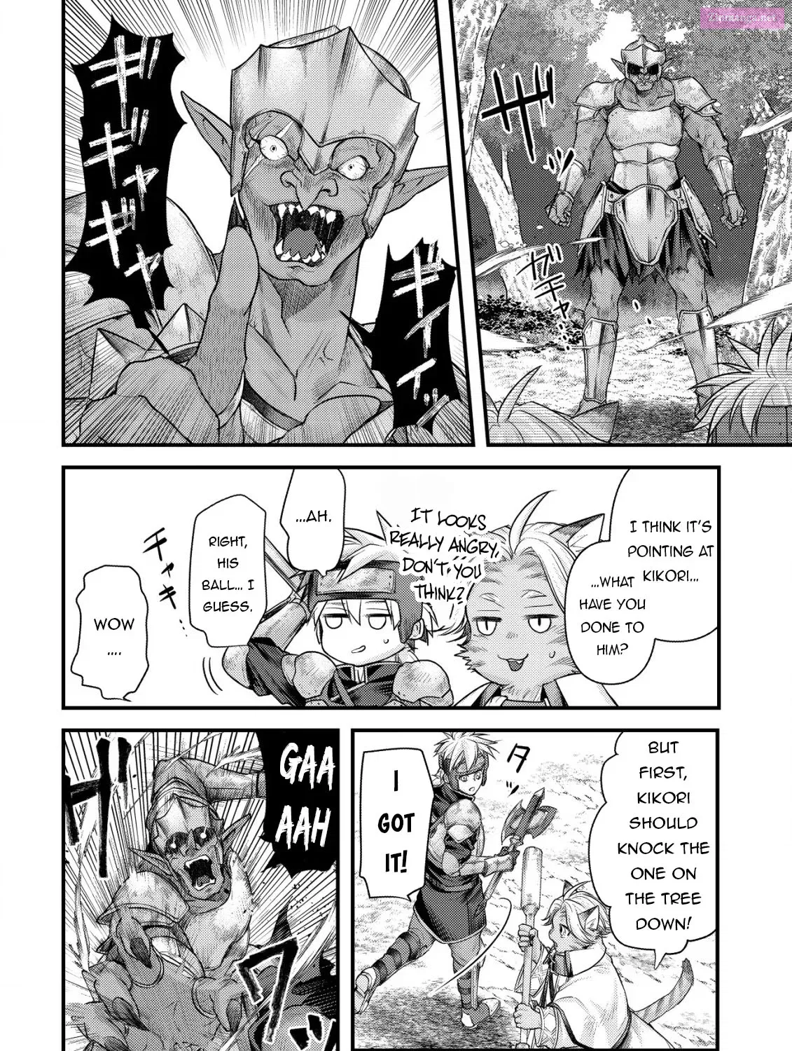 Kikori no Isekai Tan ~Tensei shita Shounen wa, Ono 1-pon de Nariagaru~ Zinmanga X Chapter 8 Page 46