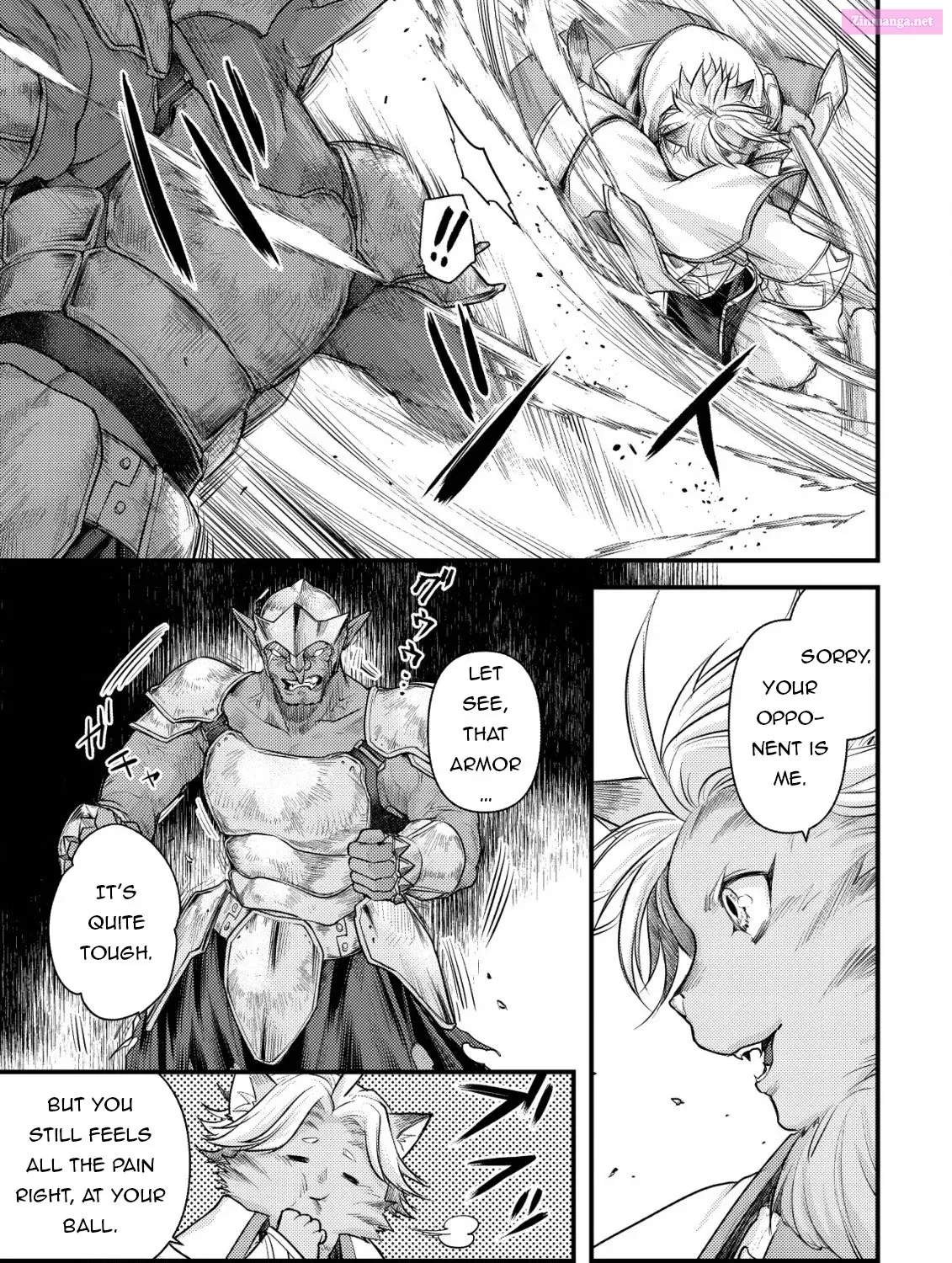 Kikori no Isekai Tan ~Tensei shita Shounen wa, Ono 1-pon de Nariagaru~ Zinmanga X Chapter 8 Page 48