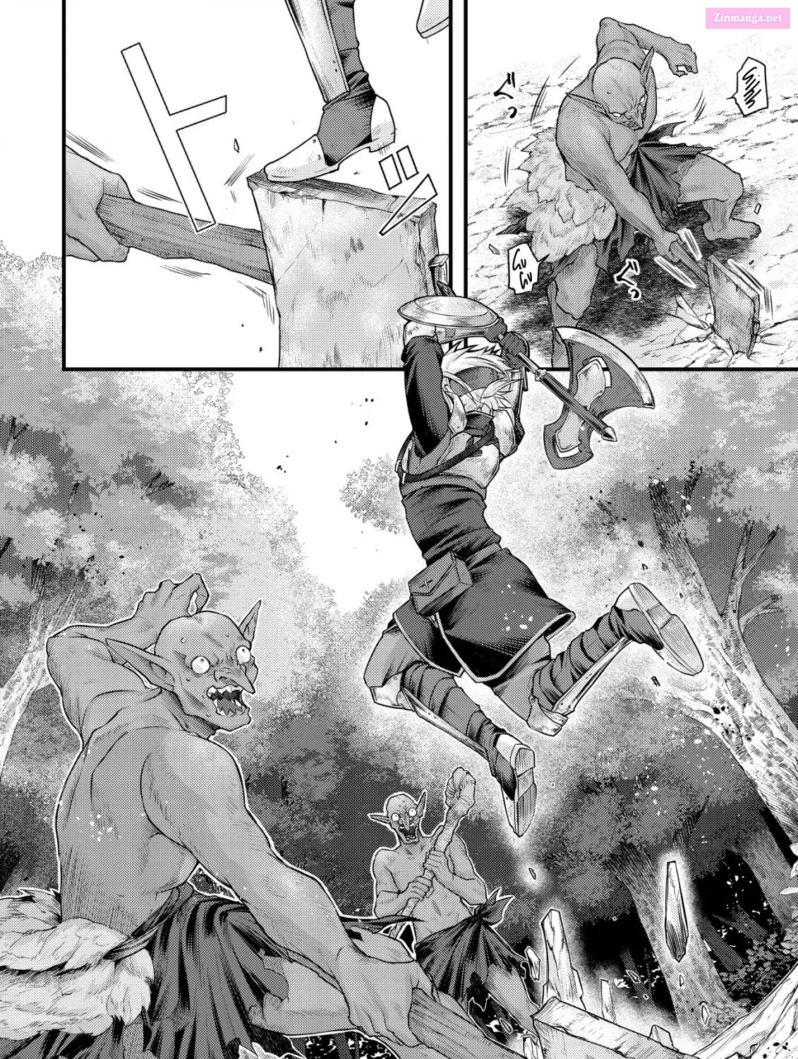 Kikori no Isekai Tan ~Tensei shita Shounen wa, Ono 1-pon de Nariagaru~ Zinmanga X Chapter 7 Page 14