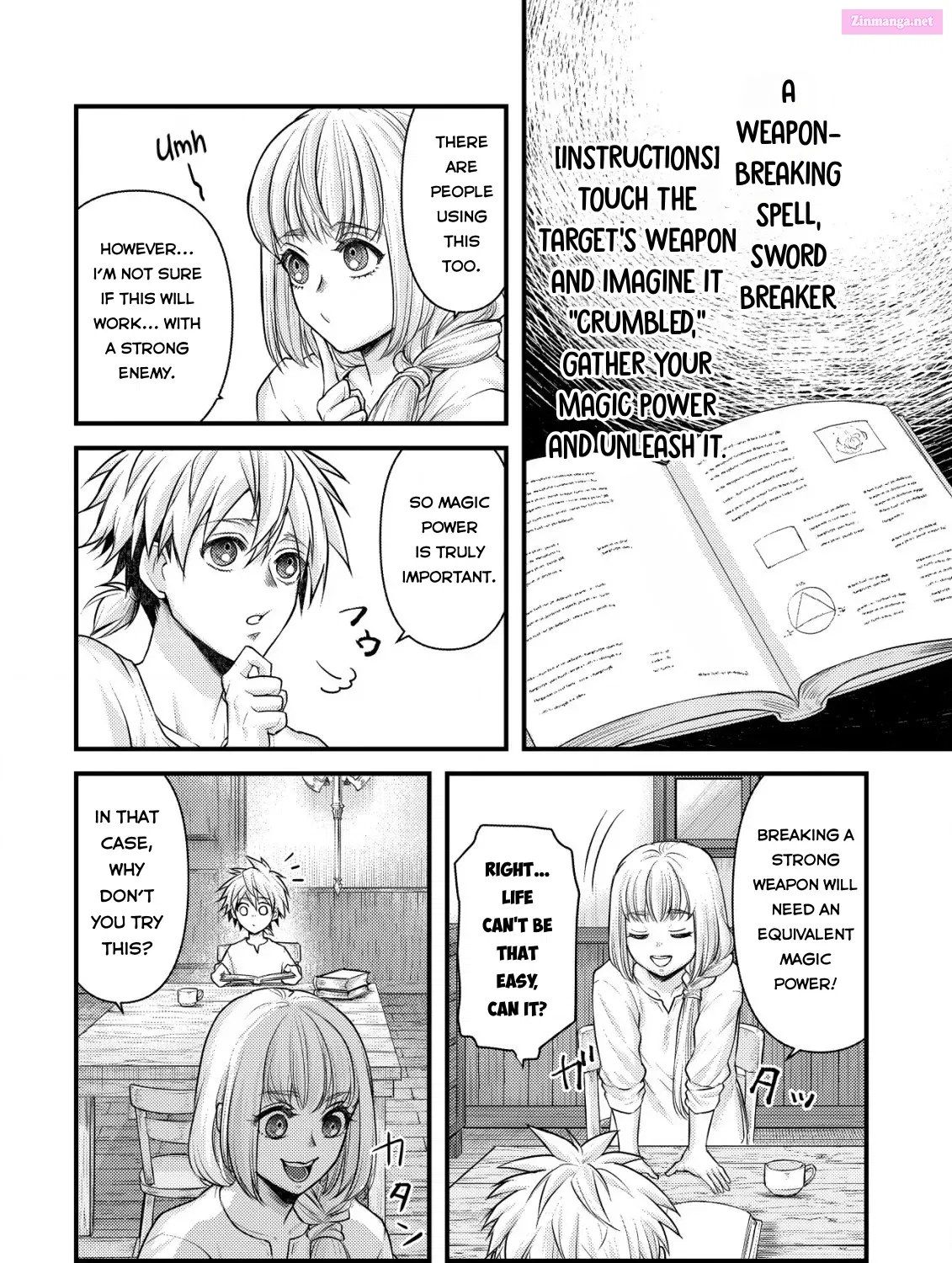Kikori no Isekai Tan ~Tensei shita Shounen wa, Ono 1-pon de Nariagaru~ Zinmanga X Chapter 7 Page 34