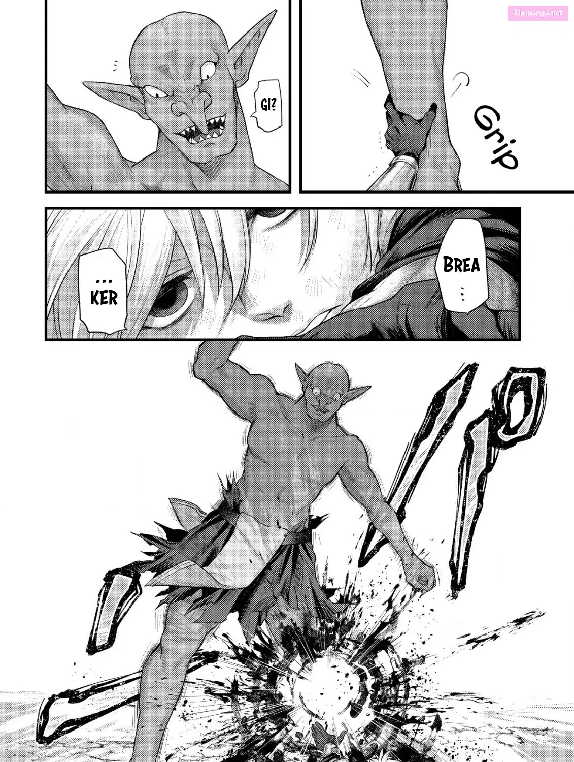 Kikori no Isekai Tan ~Tensei shita Shounen wa, Ono 1-pon de Nariagaru~ Zinmanga X Chapter 7 Page 74