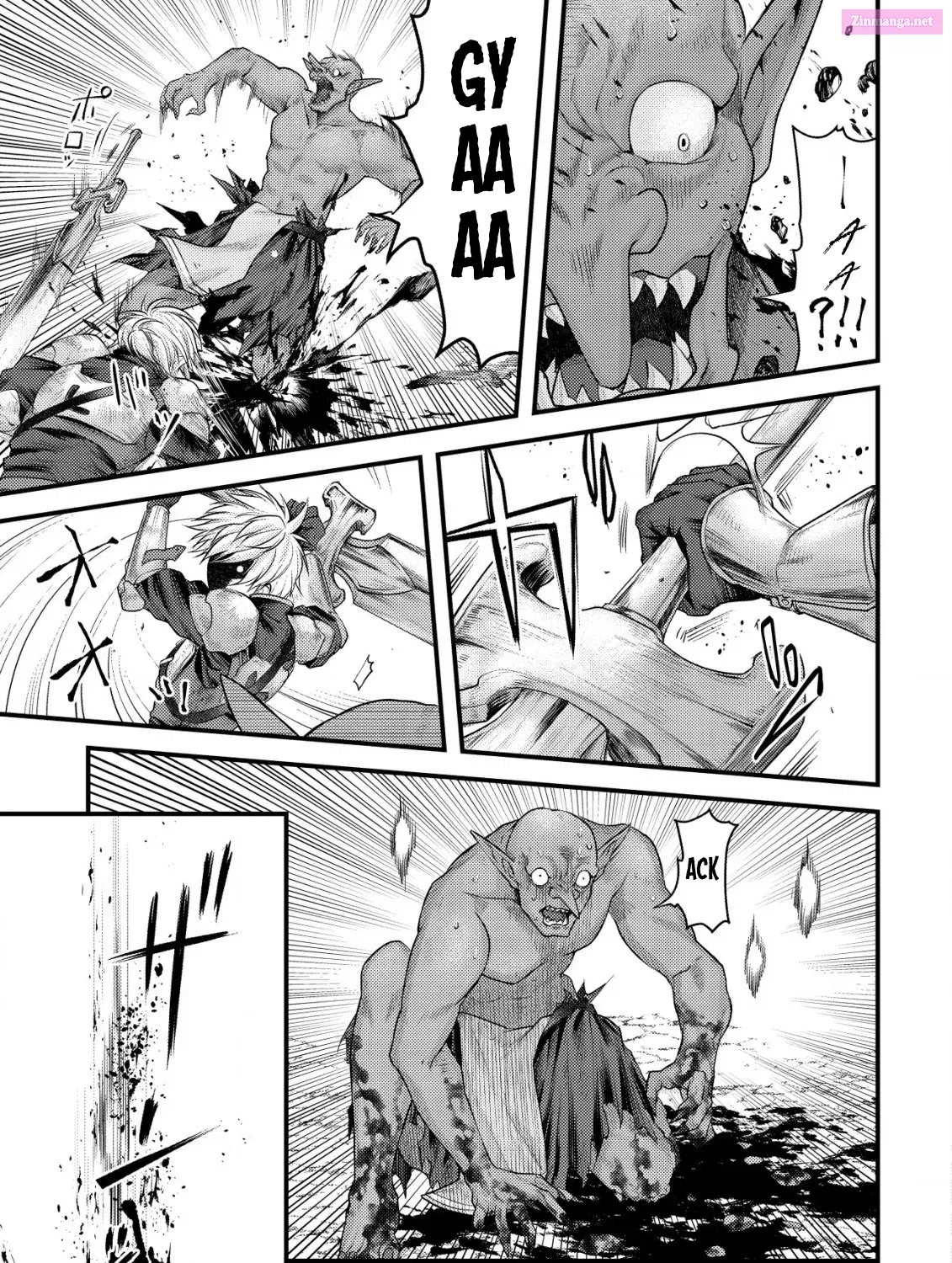 Kikori no Isekai Tan ~Tensei shita Shounen wa, Ono 1-pon de Nariagaru~ Zinmanga X Chapter 7 Page 76