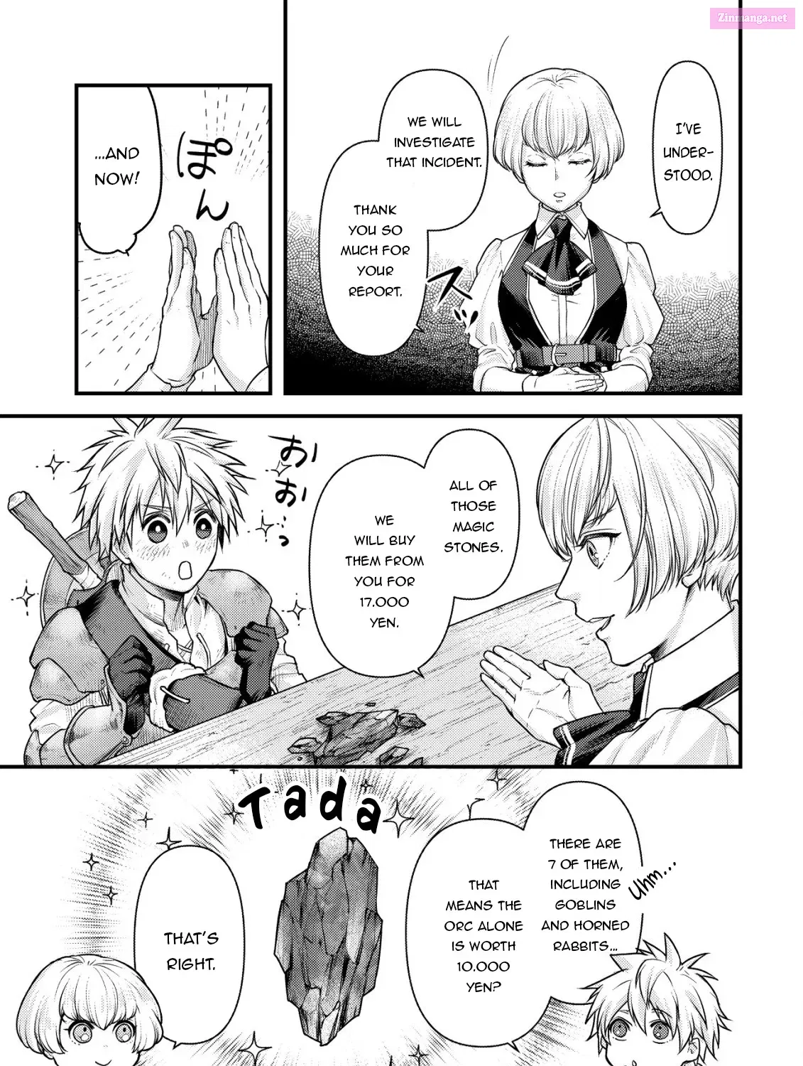 Kikori no Isekai Tan ~Tensei shita Shounen wa, Ono 1-pon de Nariagaru~ Zinmanga X Chapter 6 Page 12