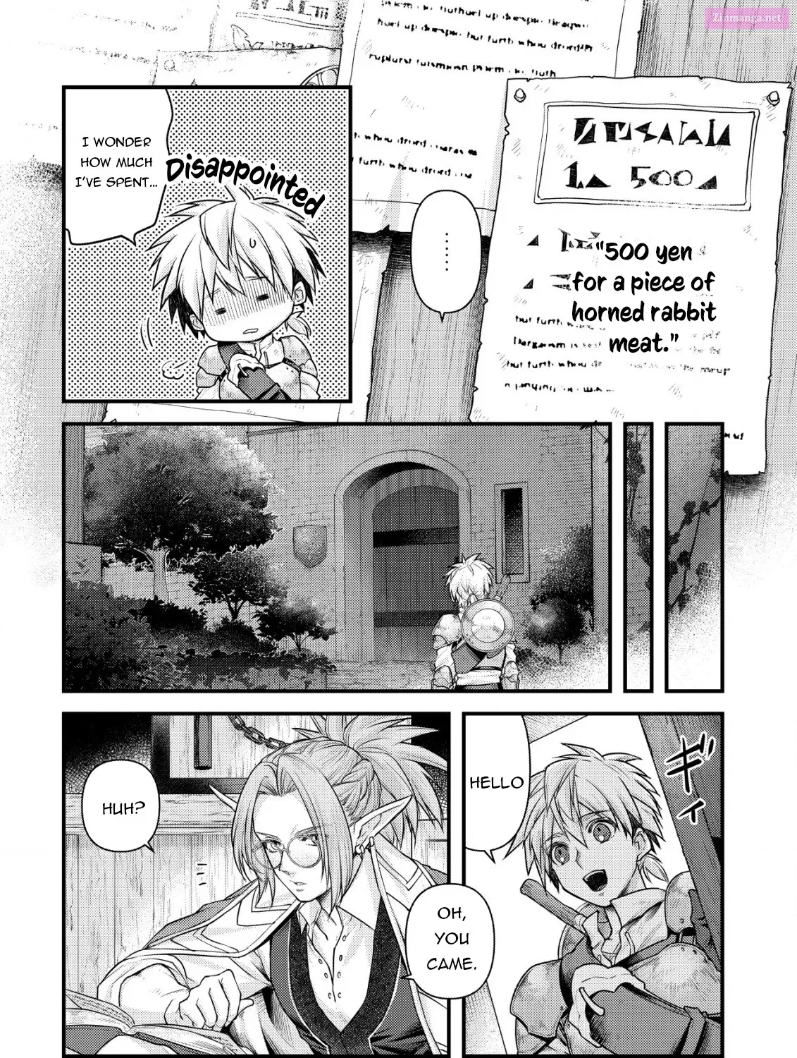 Kikori no Isekai Tan ~Tensei shita Shounen wa, Ono 1-pon de Nariagaru~ Zinmanga X Chapter 6 Page 34