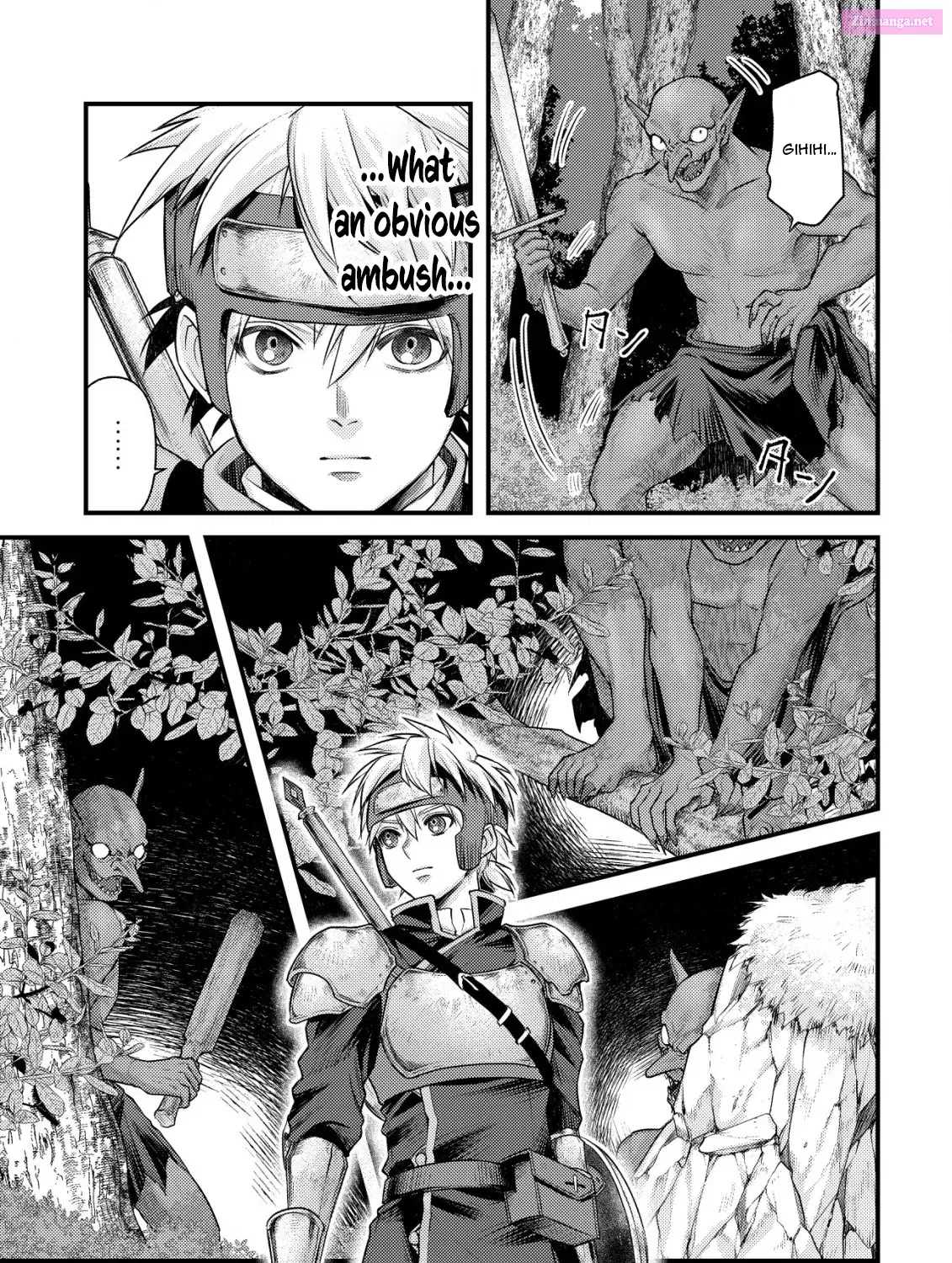 Kikori no Isekai Tan ~Tensei shita Shounen wa, Ono 1-pon de Nariagaru~ Zinmanga X Chapter 6 Page 56