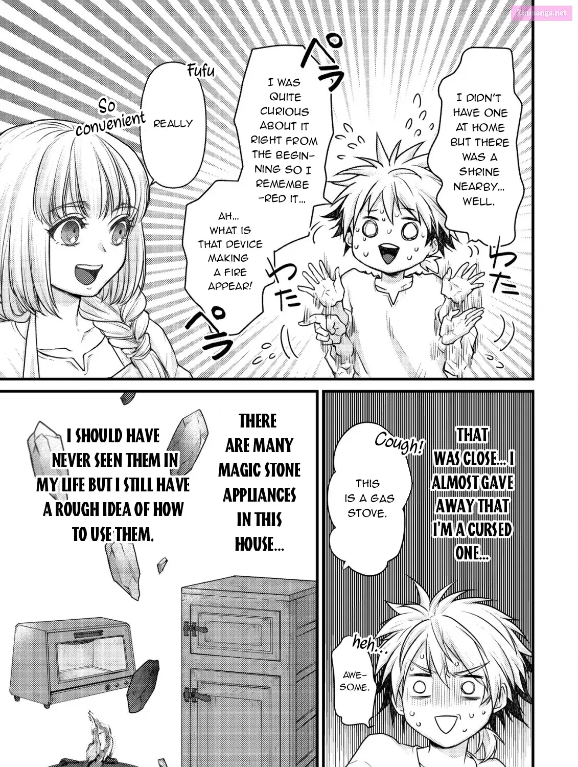 Kikori no Isekai Tan ~Tensei shita Shounen wa, Ono 1-pon de Nariagaru~ Zinmanga X Chapter 4 Page 8