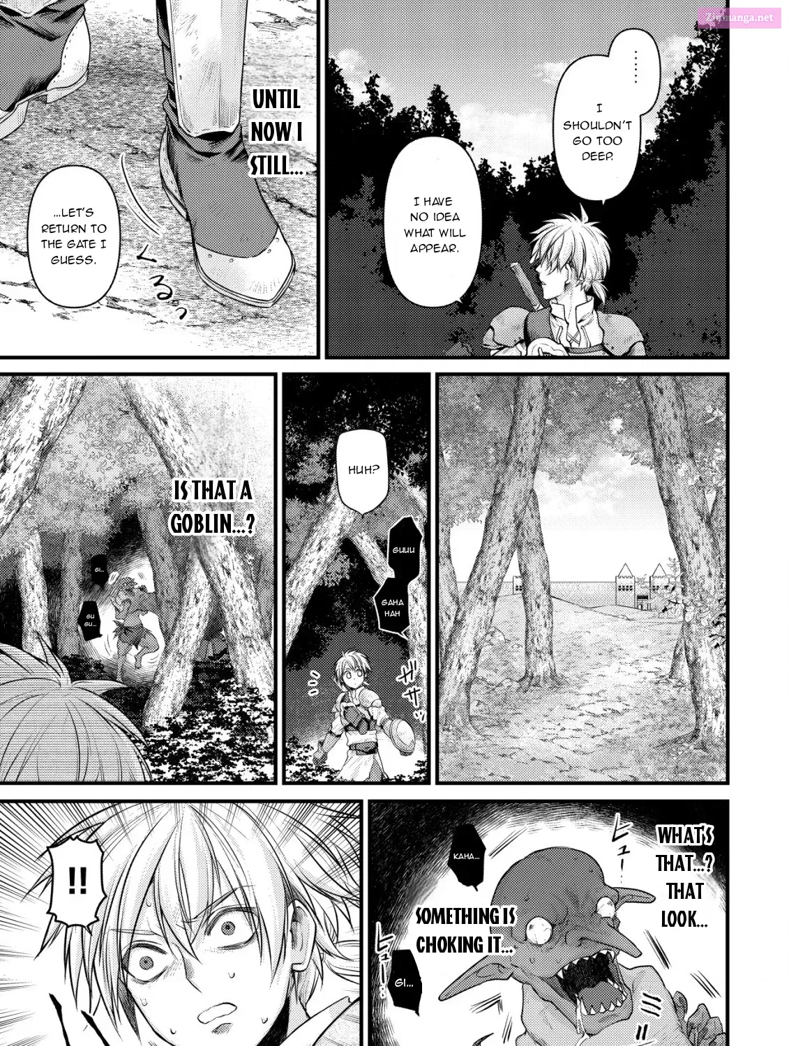 Kikori no Isekai Tan ~Tensei shita Shounen wa, Ono 1-pon de Nariagaru~ Zinmanga X Chapter 4 Page 52