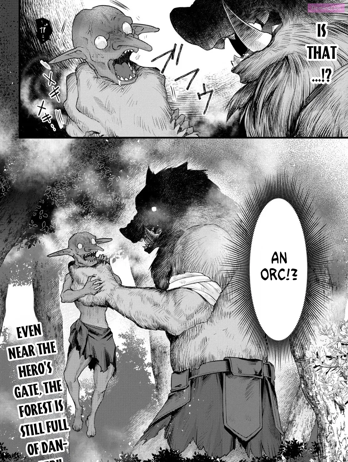 Kikori no Isekai Tan ~Tensei shita Shounen wa, Ono 1-pon de Nariagaru~ Zinmanga X Chapter 4 Page 54