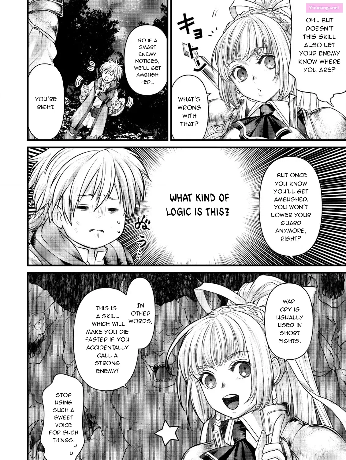 Kikori no Isekai Tan ~Tensei shita Shounen wa, Ono 1-pon de Nariagaru~ Zinmanga X Chapter 3 Page 34