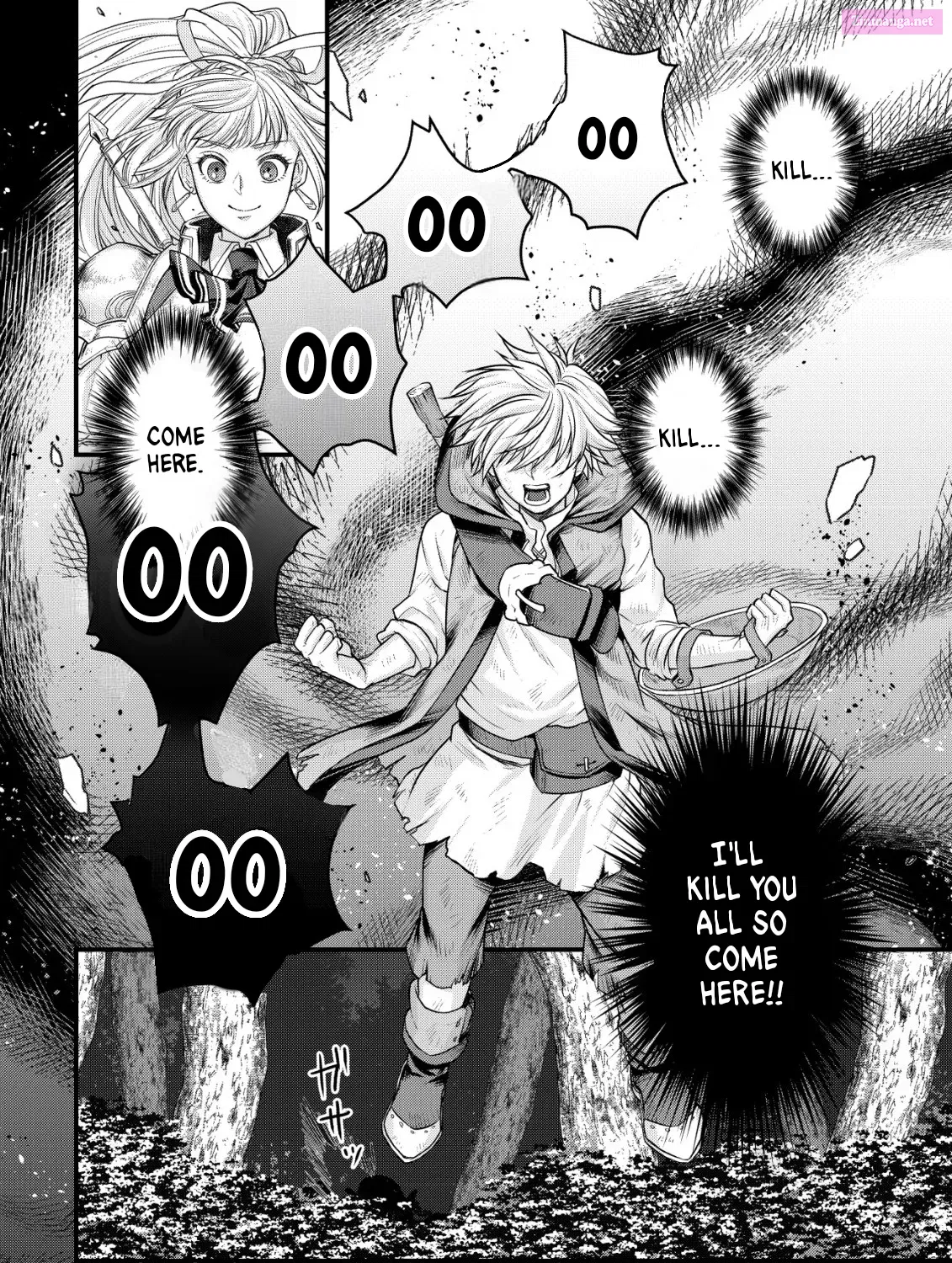 Kikori no Isekai Tan ~Tensei shita Shounen wa, Ono 1-pon de Nariagaru~ Zinmanga X Chapter 3 Page 42