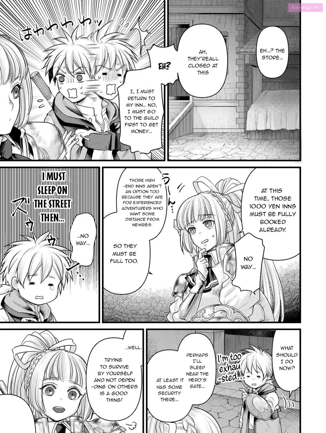 Kikori no Isekai Tan ~Tensei shita Shounen wa, Ono 1-pon de Nariagaru~ Zinmanga X Chapter 3 Page 56