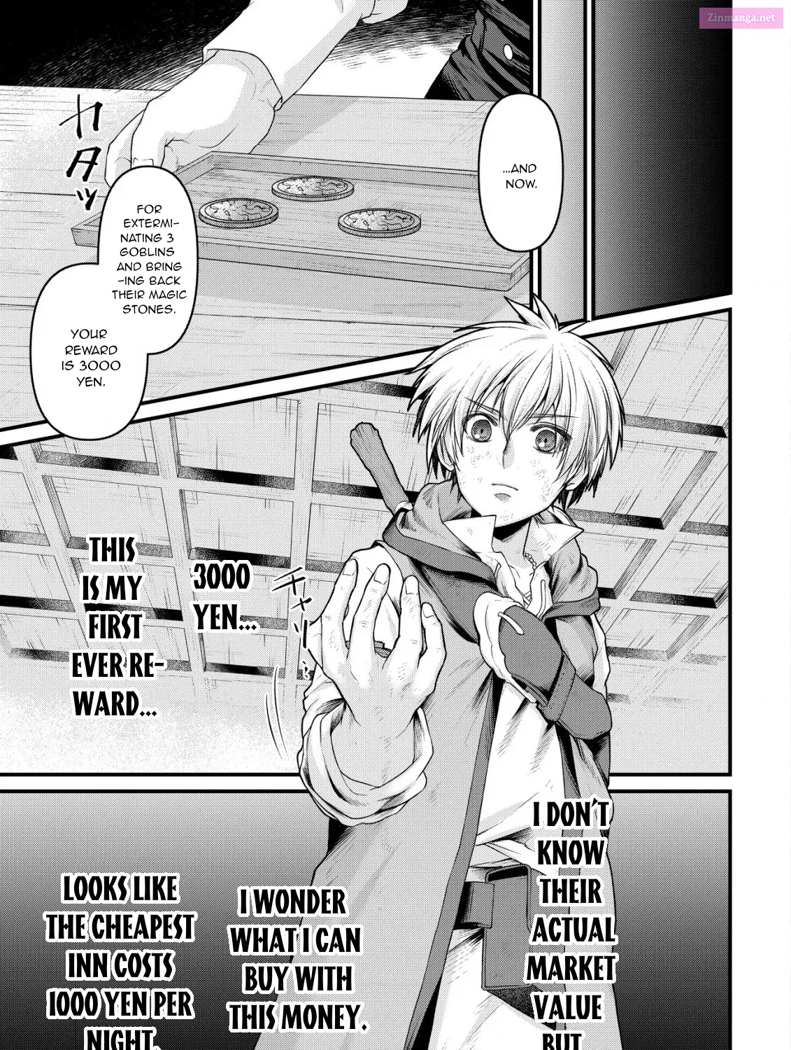 Kikori no Isekai Tan ~Tensei shita Shounen wa, Ono 1-pon de Nariagaru~ Zinmanga X Chapter 2 Page 4