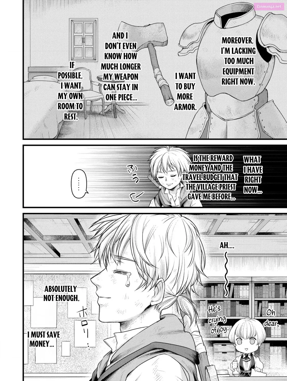 Kikori no Isekai Tan ~Tensei shita Shounen wa, Ono 1-pon de Nariagaru~ Zinmanga X Chapter 2 Page 6